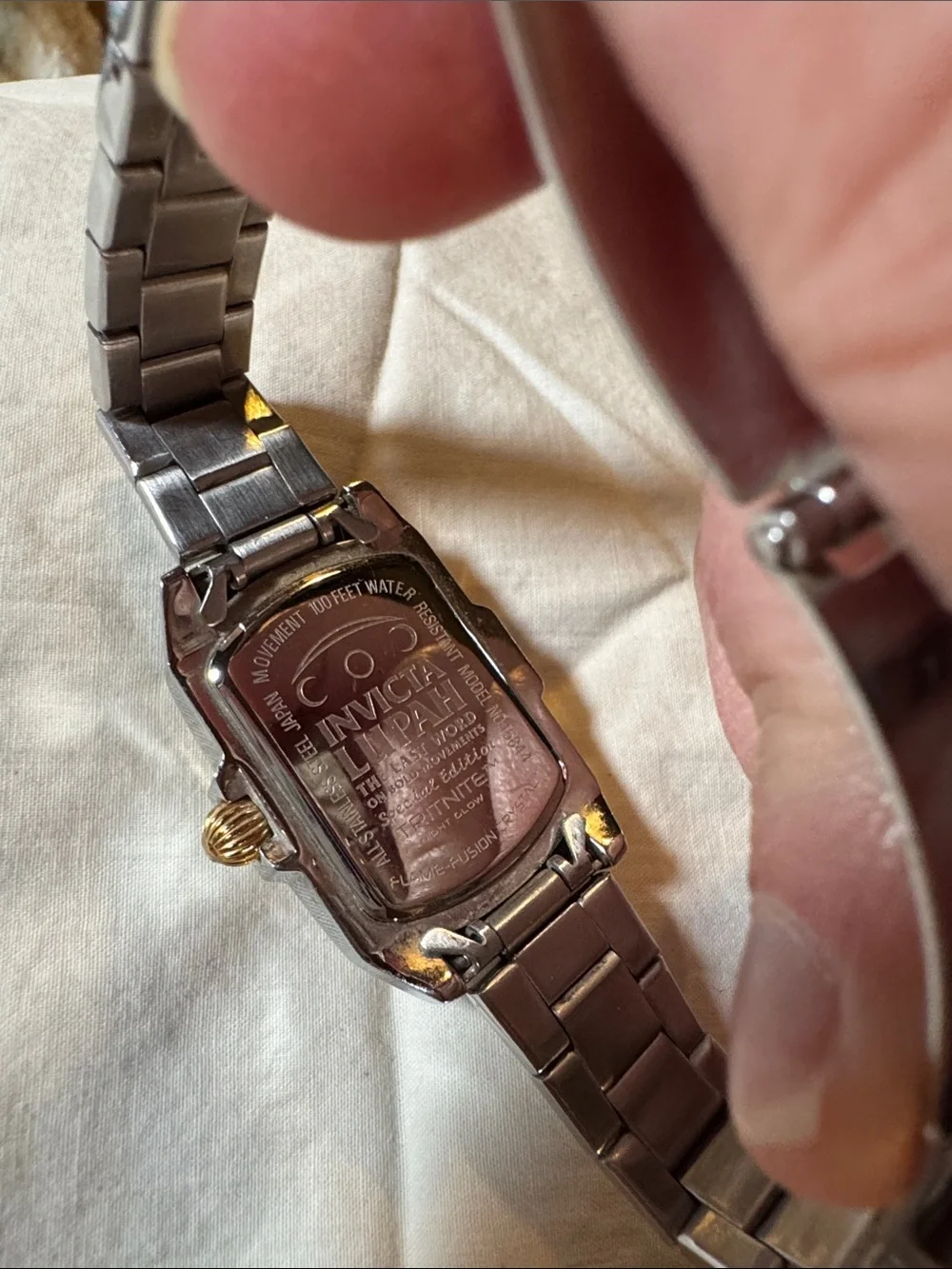 Invicta Lupah “The Last Word” Silver and Gold Two-Tone Men's Watch